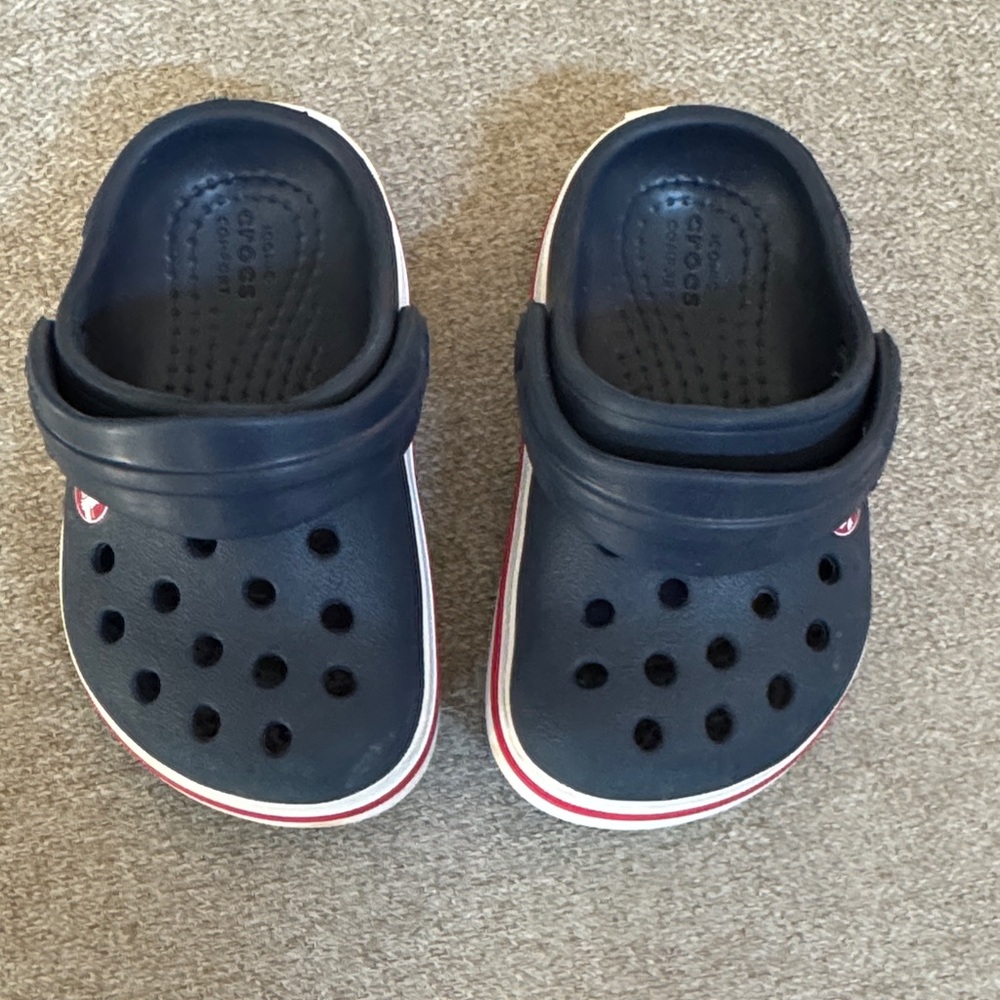 CROCS Kids Navy Water Shoes